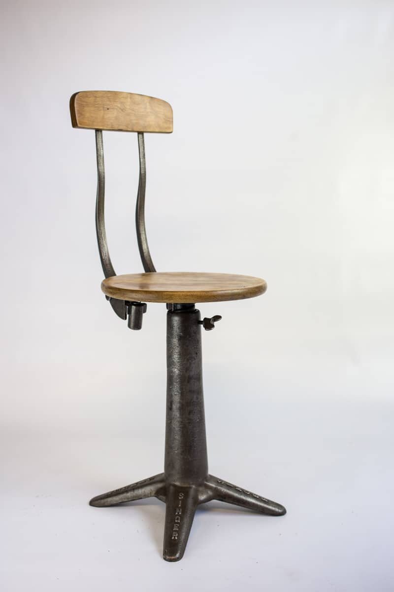 Singer Spring Back Chair Antiques Workshop Exceptional Vintage